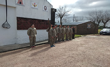 Entrega del gallardete del 99º curso de la E.C.P.O., foto 1