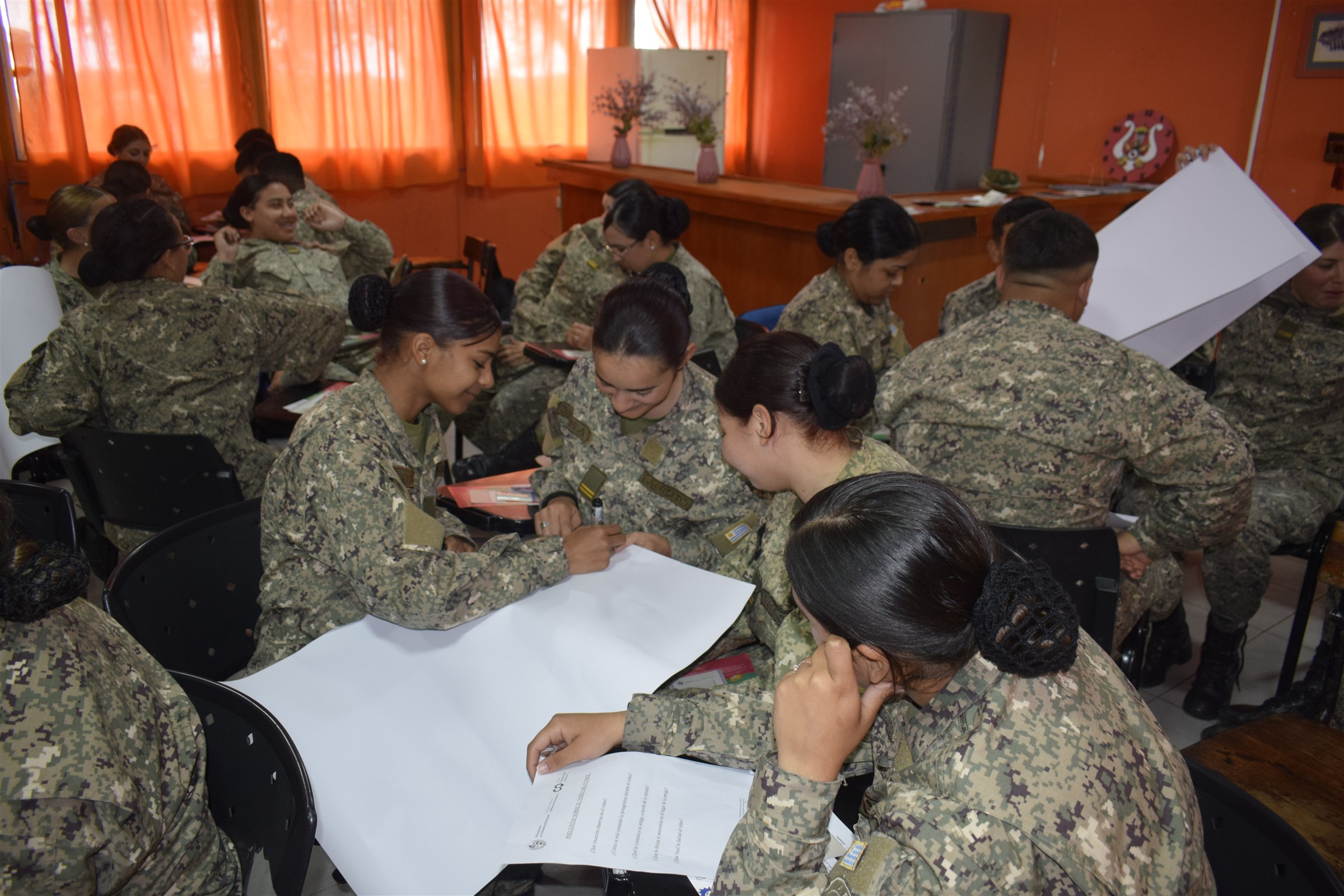 Taller del Ministerio de Defensa Nacional sobre un «Noviazgo Libre de Violencia», foto 7