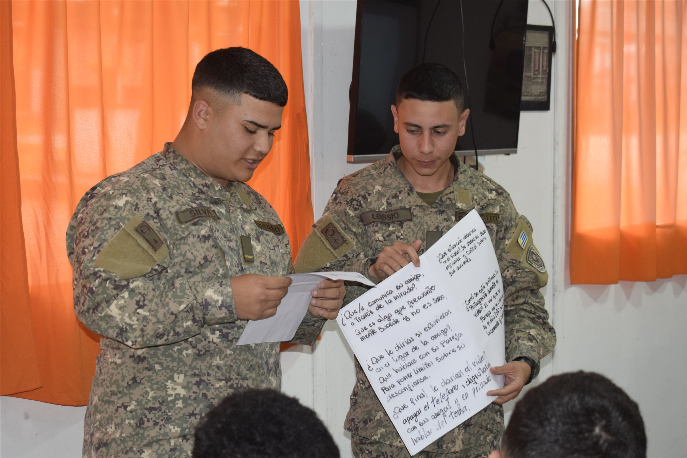 Taller del Ministerio de Defensa Nacional sobre un «Noviazgo Libre de Violencia», foto 13