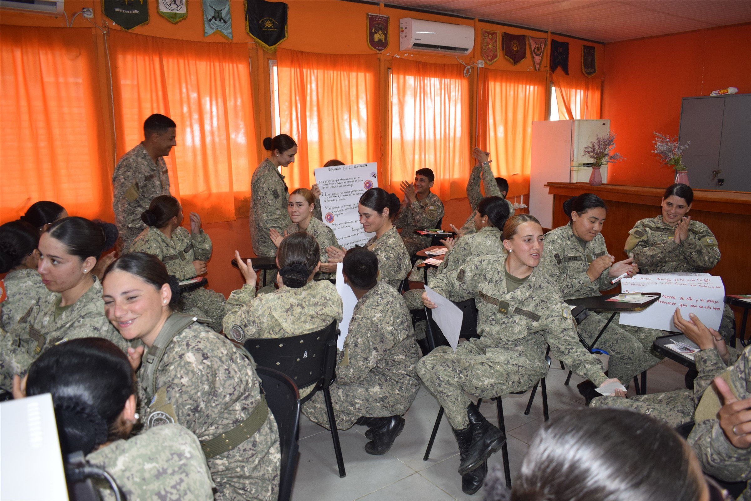 Taller del Ministerio de Defensa Nacional sobre un «Noviazgo Libre de Violencia», foto 15